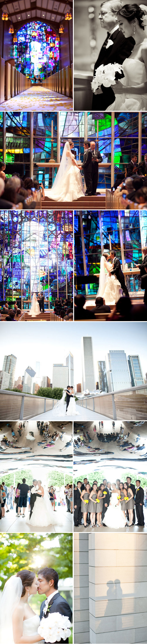 Yellow and gray downtown chicago wedding, photos by LA wedding photographer Caroline Tran Yellow and gray downtown chicago wedding, photos by LA wedding photographer Caroline Tran