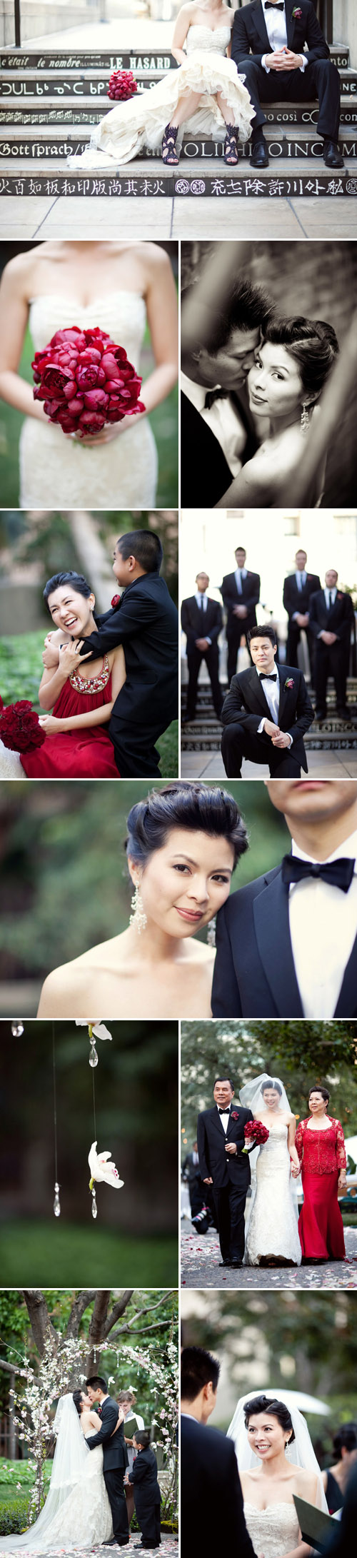 elegant and classic Los Angeles real wedding ceremony, images by Caroline Tran elegant and classic Los Angeles real wedding ceremony, images by Caroline Tran