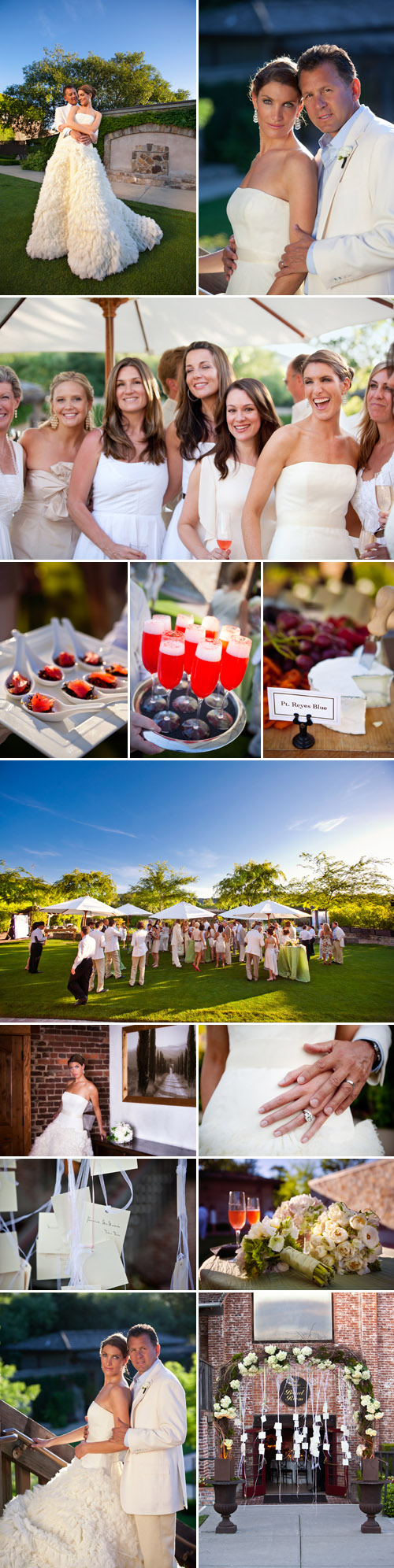 sophisticated Napa Valley vineyard wedding at The Vintage Estate, Vera Wang wedding dress, white, pink and green wedding color ideas, photos by Catherine Hall Studios sophisticated Napa Valley vineyard wedding at The Vintage Estate, Vera Wang wedding dress, white, pink and green wedding color ideas, photos by Catherine Hall Studios