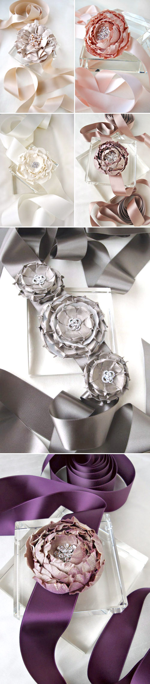 silk handmade flower bouquets and bridal accessories from Emici Bridal silk handmade flower bouquets and bridal accessories from Emici Bridal