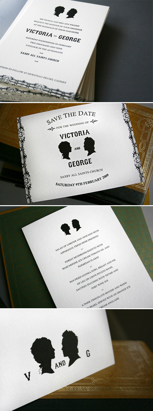 simple vintage letterpress wedding invitation design by Emma Jo, wedding stationery with vintage flair simple vintage letterpress wedding invitation design by Emma Jo, wedding stationery with vintage flair
