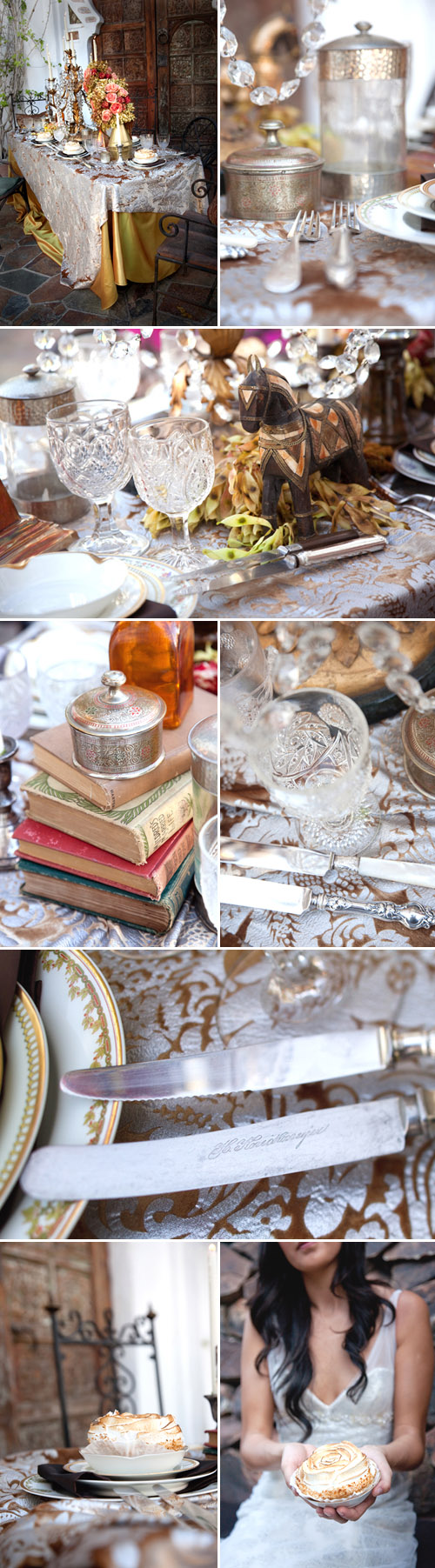 Elegant old-world European inspired wedding decor and tablescape, china and tabletop rentals from Small Masterpiece, images by Isabel Lawrence Photographers Elegant old-world European inspired wedding decor and tablescape, china and tabletop rentals from Small Masterpiece, images by Isabel Lawrence Photographers