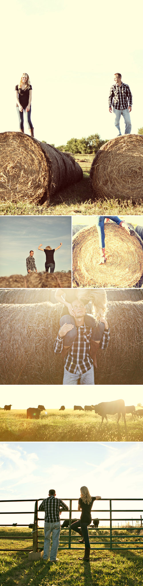 sweet and stylish farm wedding engagement photo shoot by Anna Jaye Photography sweet and stylish farm wedding engagement photo shoot by Anna Jaye Photography