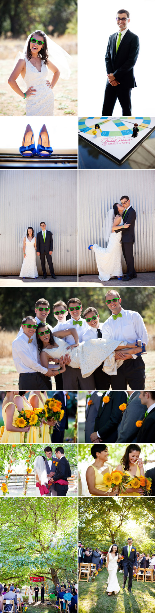 playful summer green and yellow wedding style, Relais du Soleil Glen Ellen, California, photos by Noah Hawthorne Photography playful summer green and yellow wedding style, Relais du Soleil Glen Ellen, California, photos by Noah Hawthorne Photography