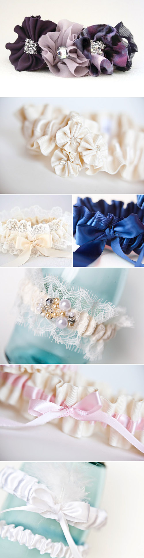 stylish bridal garters from The Garter Girl stylish bridal garters from The Garter Girl