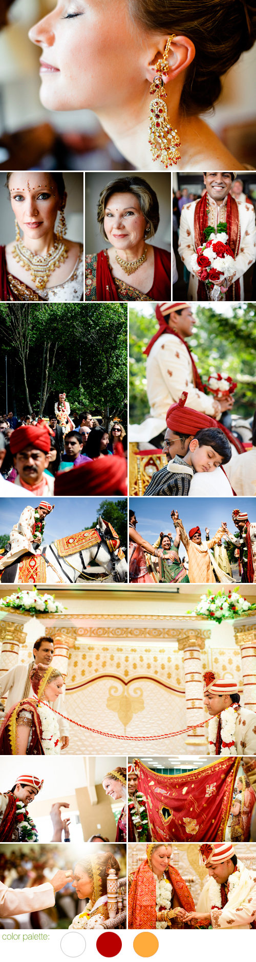 bride and groom getting ready - Indian wedding ceremony details - white, gold, and deep red wedding colors - photos by Portland, Oregon based wedding photographer Aaron Courter bride and groom getting ready - Indian wedding ceremony details - white, gold, and deep red wedding colors - photos by Portland, Oregon based wedding photographer Aaron Courter