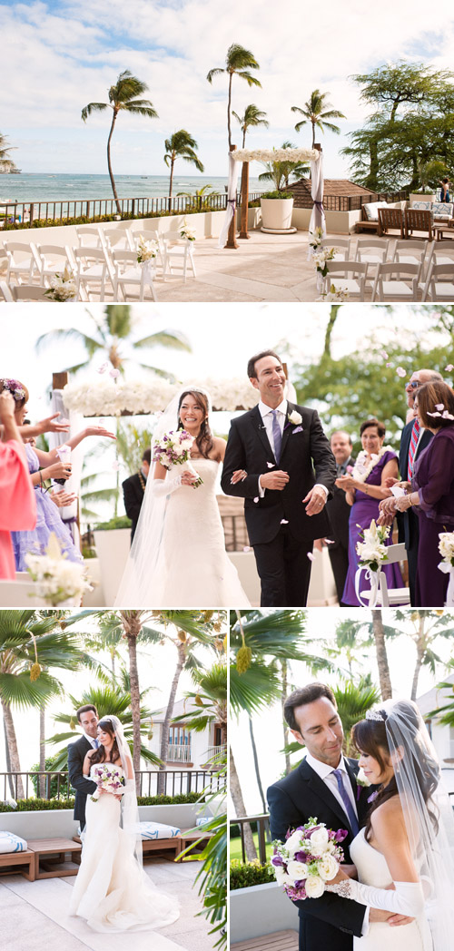 purple, lavender and white hawaii wedding at Halekulani Hotel, Honolulu, photos by Derek Wong purple, lavender and white hawaii wedding at Halekulani Hotel, Honolulu, photos by Derek Wong
