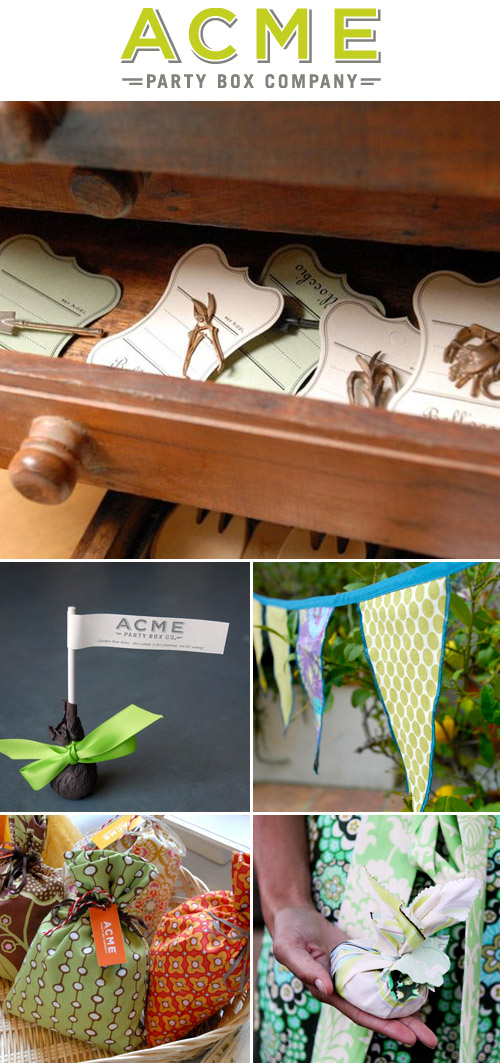 cute and creative party decor supplies from Acme Party Box cute and creative party decor supplies from Acme Party Box