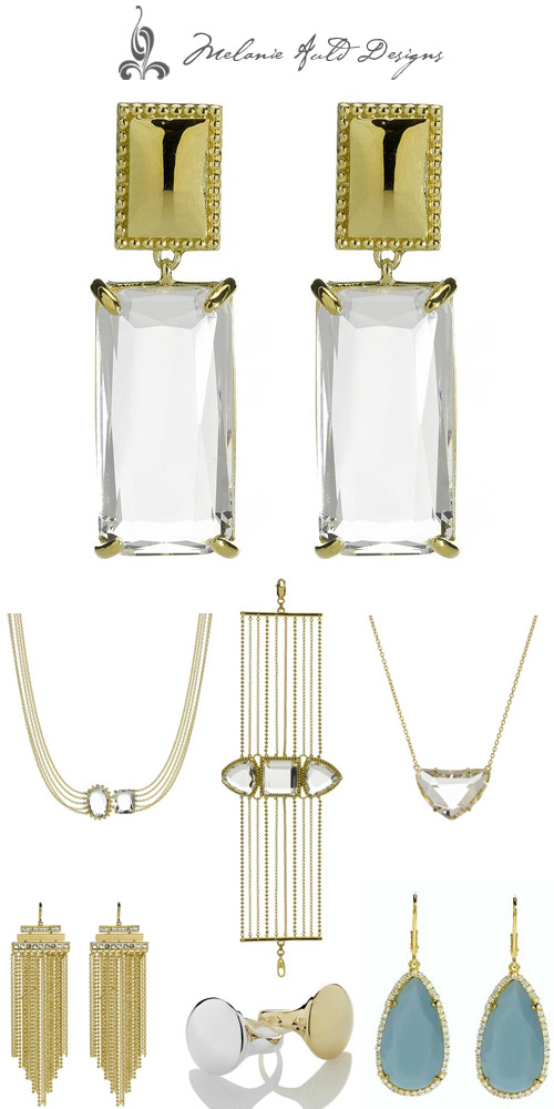 modern bridal and fashion jewelry from Melanie Auld Designs modern bridal and fashion jewelry from Melanie Auld Designs