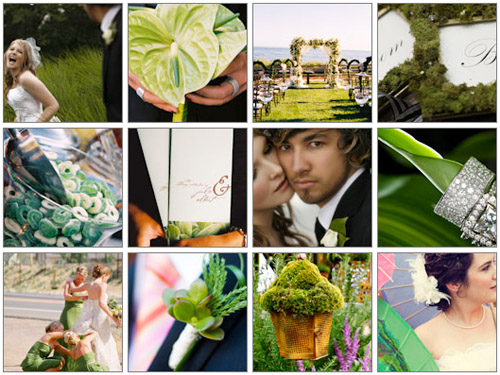 Junebug Weddings image gallery green wedding color palette Junebug Weddings image gallery green wedding color palette