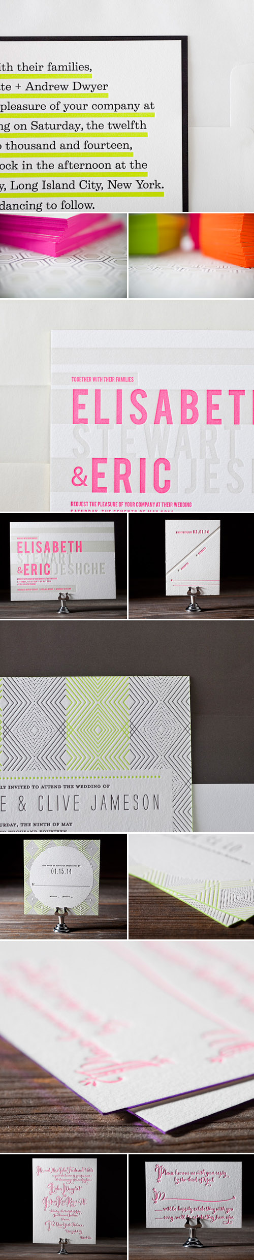 2012 letterpress wedding invitations from Bella Figura 2012 letterpress wedding invitations from Bella Figura