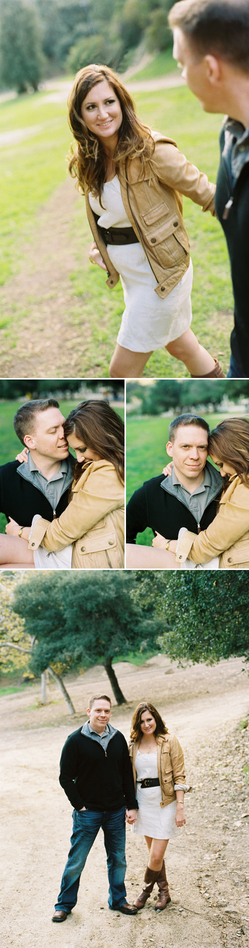 engagement photos of wedding invitation designer and calligrapher Laura Hooper shot near Griffith Observatory in the Hollywood Hills of Los Angeles, photos by Steve Steinhardt engagement photos of wedding invitation designer and calligrapher Laura Hooper shot near Griffith Observatory in the Hollywood Hills of Los Angeles, photos by Steve Steinhardt