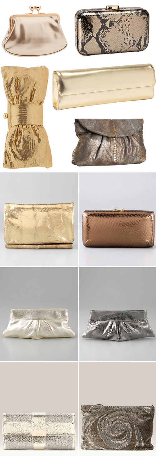 silver, gold and bronze metallic bridal clutch purses silver, gold and bronze metallic bridal clutch purses