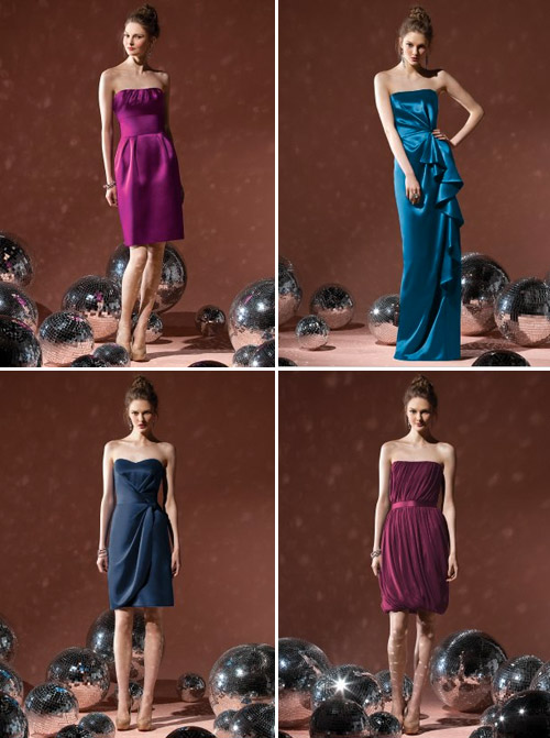 sleek, modern bridesmaids dresses for fall, jewel tone wedding fashion and cocktail dresses sleek, modern bridesmaids dresses for fall, jewel tone wedding fashion and cocktail dresses