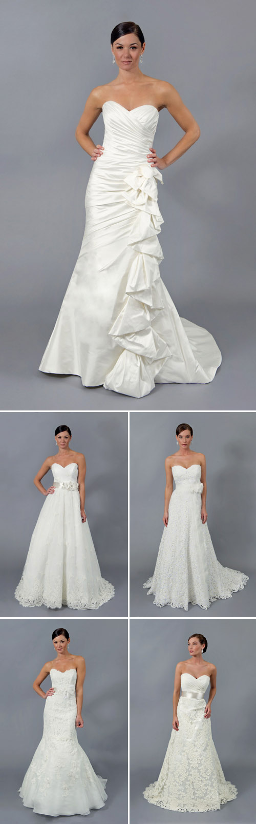 pretty lace wedding dresses from Modern Trousseau Spring 2012 colleciton pretty lace wedding dresses from Modern Trousseau Spring 2012 colleciton
