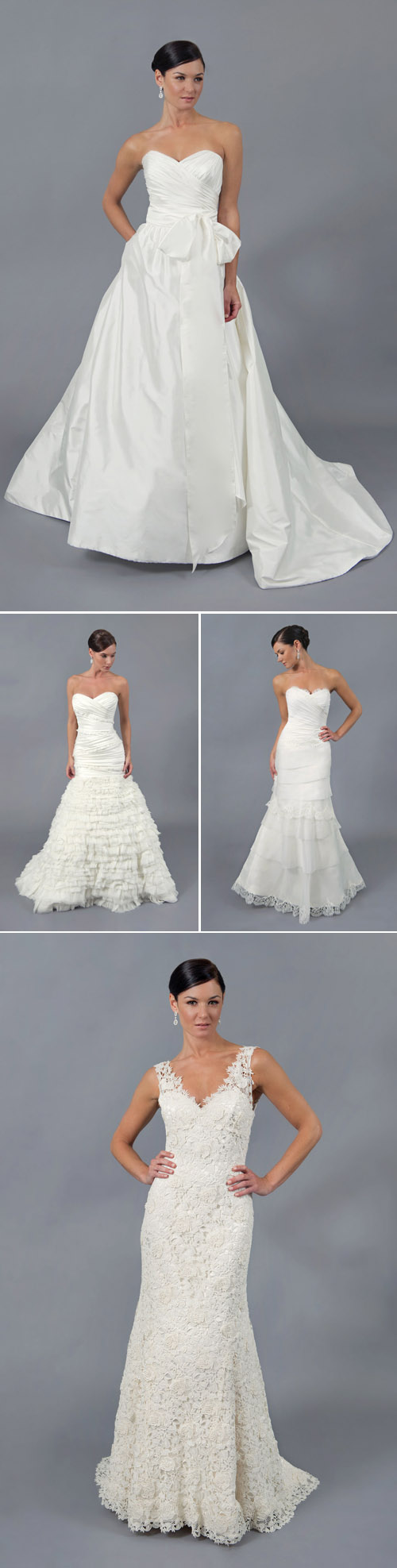 pretty lace wedding dresses from Modern Trousseau Spring 2012 colleciton pretty lace wedding dresses from Modern Trousseau Spring 2012 colleciton