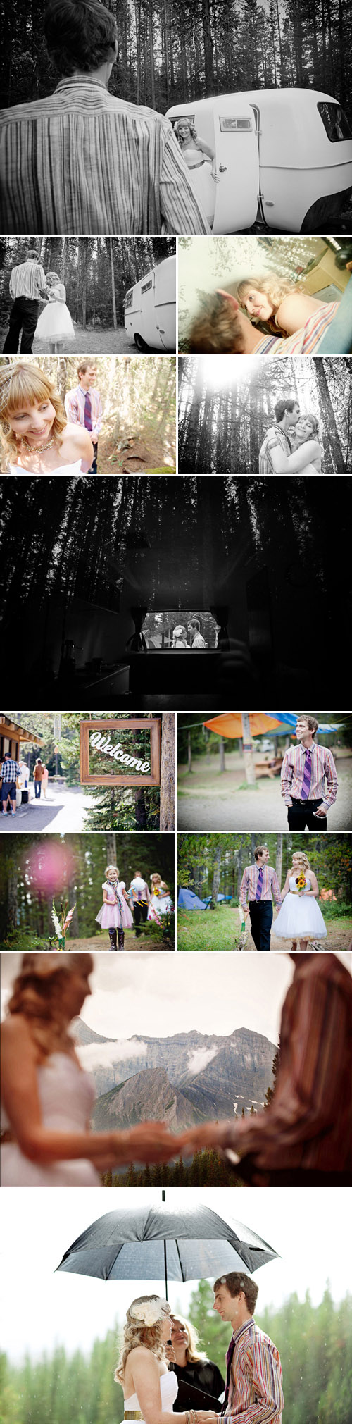 camping inspired Alberta, Canada wedding photographed by Eunice Montenegro, Christina Craft, Stacey Hedman, Kira Nelson and Tessa Perkins camping inspired Alberta, Canada wedding photographed by Eunice Montenegro, Christina Craft, Stacey Hedman, Kira Nelson and Tessa Perkins