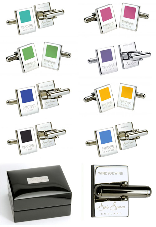 colorful Panton cufflinks for the groom, from SoniaSpencer.co.uk colorful Panton cufflinks for the groom, from SoniaSpencer.co.uk