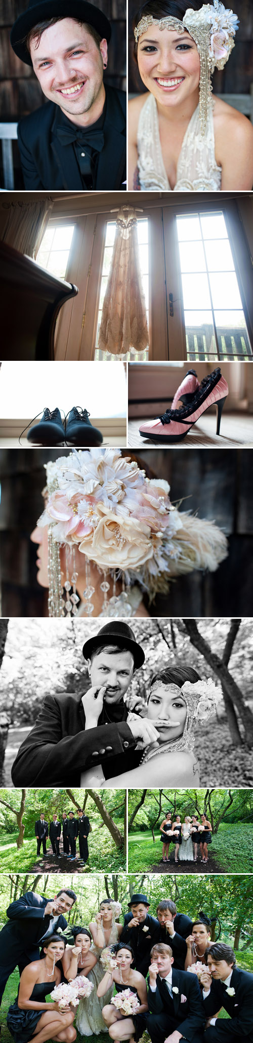 pink, black and white funky and fun vintage wedding style, images by Solar Photographers pink, black and white funky and fun vintage wedding style, images by Solar Photographers