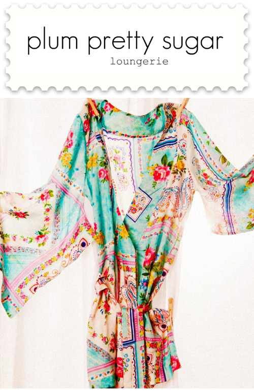 pretty robes and loungewear for your wedding day, from Plum Pretty Sugar pretty robes and loungewear for your wedding day, from Plum Pretty Sugar