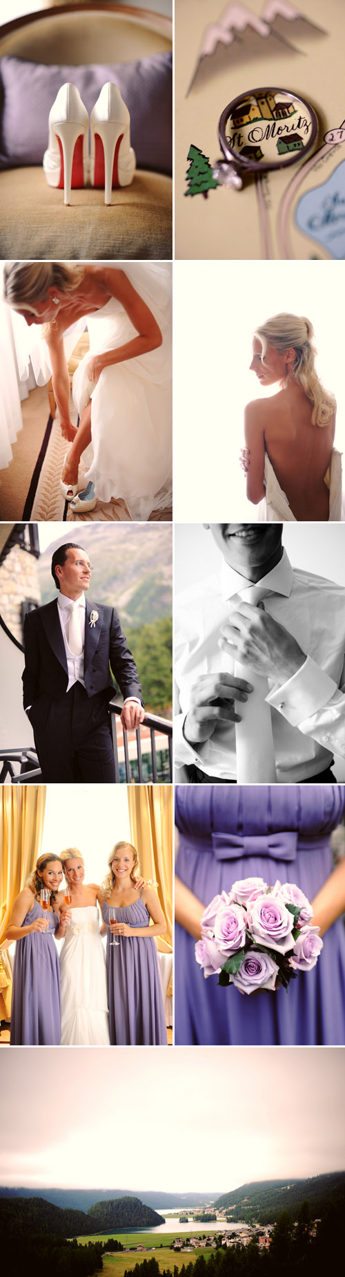 stunning purple and lavender wedding in St. Moritz, Switzerland, photos by Andrea & Marcus Photography stunning purple and lavender wedding in St. Moritz, Switzerland, photos by Andrea & Marcus Photography