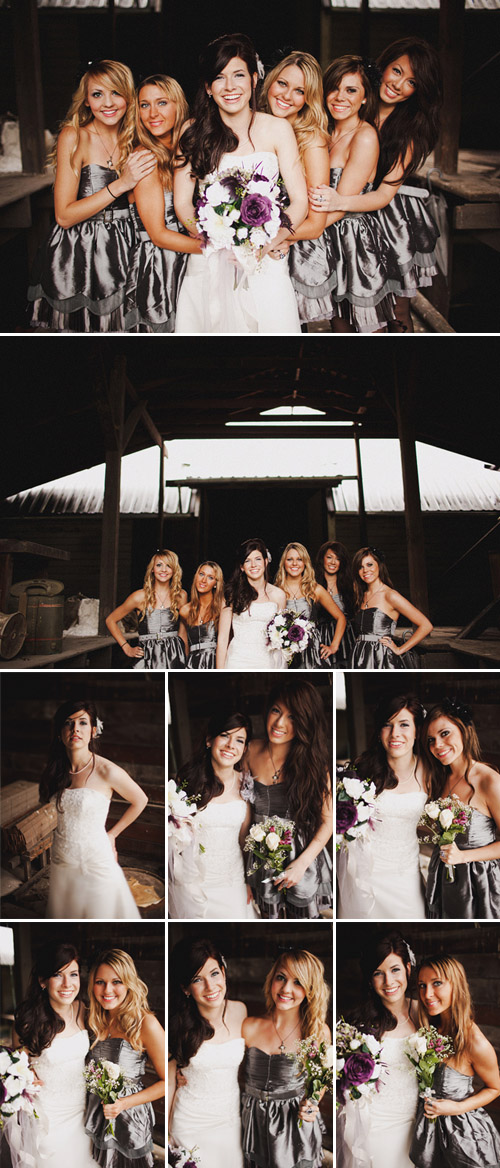 gorgeous bride and bridesmaids wedding portraits on a rainy day, Benj Haisch Photography gorgeous bride and bridesmaids wedding portraits on a rainy day, Benj Haisch Photography