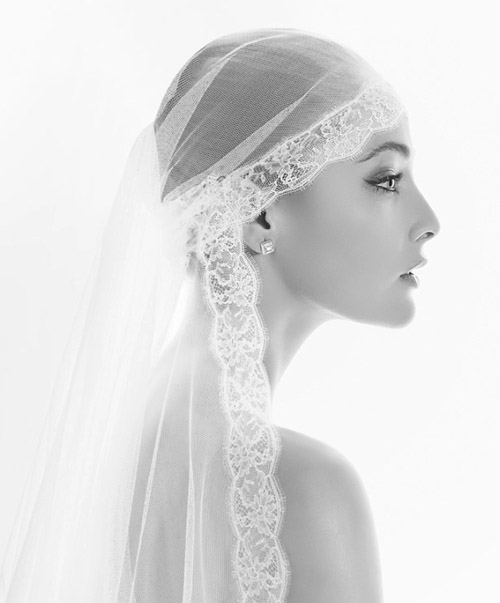 lace mantilla bridal veils from Rosa Cara lace mantilla bridal veils from Rosa Cara
