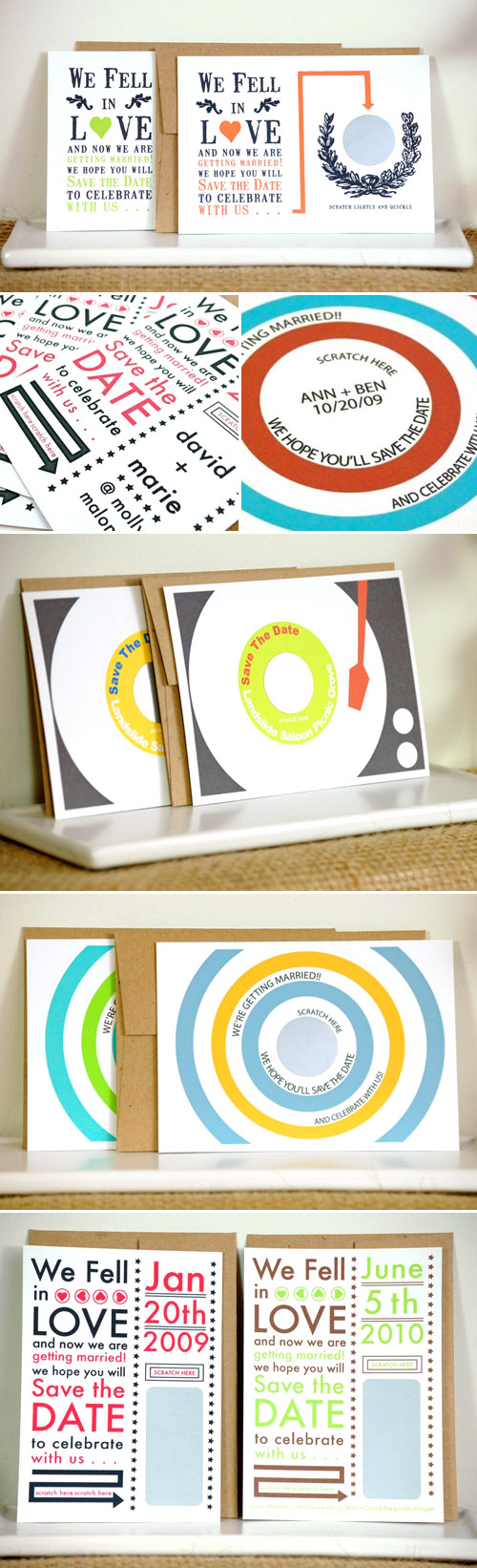 scratch-off wedding save the dates from Unless Someone Like You on Etsy.com scratch-off wedding save the dates from Unless Someone Like You on Etsy.com