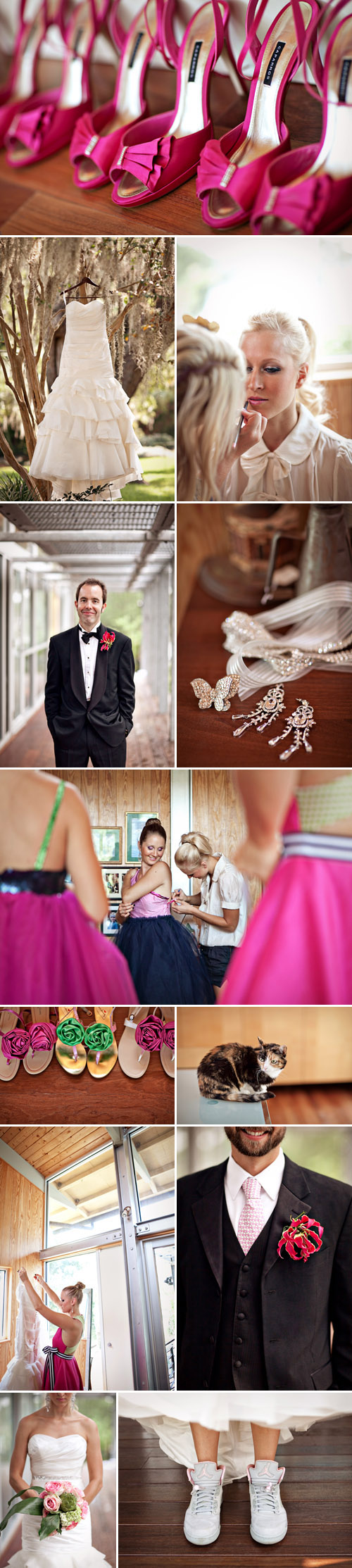 backyard garden wedding on Shem Creek in Mt. Pleasant, South Carolina, purple, fuchsia, navy and lime green wedding color palette, photography by Caroline Ghetes backyard garden wedding on Shem Creek in Mt. Pleasant, South Carolina, purple, fuchsia, navy and lime green wedding color palette, photography by Caroline Ghetes
