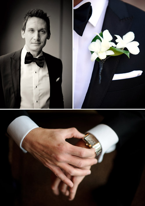 elegant Chicago wedding at Trump Tower, stylish wedding dress and bridal necklace, classic black tuxedo, wedding photos by Nakai Photography elegant Chicago wedding at Trump Tower, stylish wedding dress and bridal necklace, classic black tuxedo, wedding photos by Nakai Photography