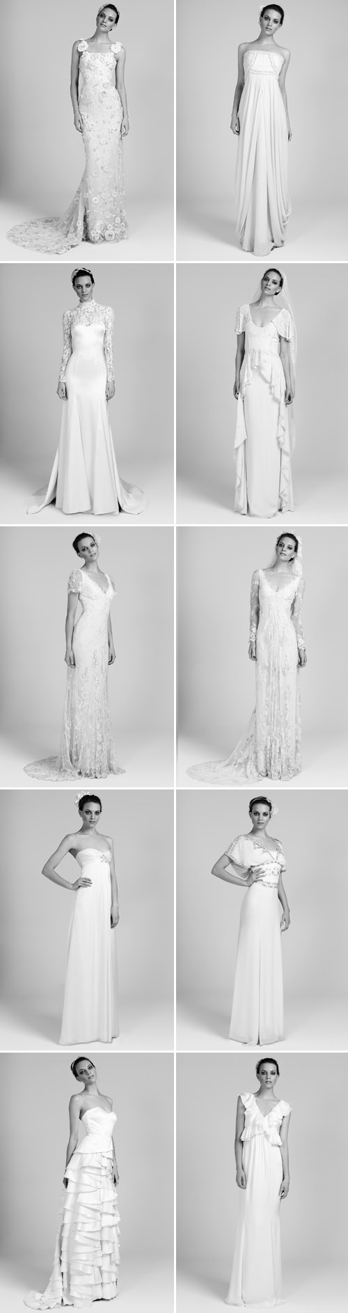 Temperley London bridal collection, romantic vintage inspired wedding dresses Temperley London bridal collection, romantic vintage inspired wedding dresses
