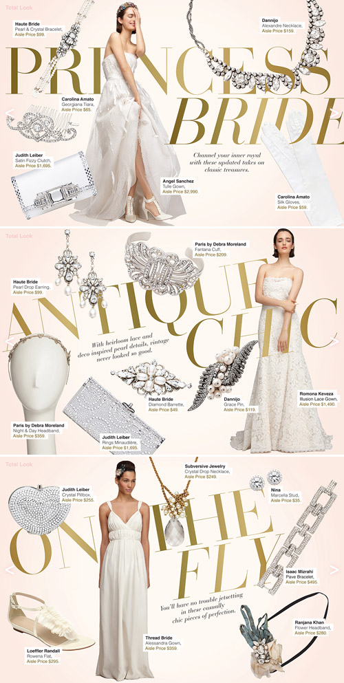 wedding fashion inspiration from The Aisle New York wedding fashion inspiration from The Aisle New York