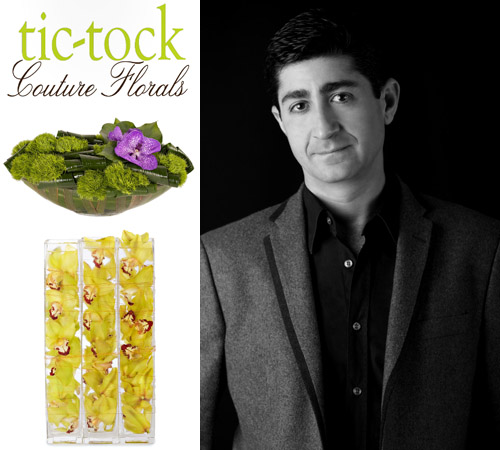 Eddie Zaratsian of tic tock Couture Florals Eddie Zaratsian of tic tock Couture Florals
