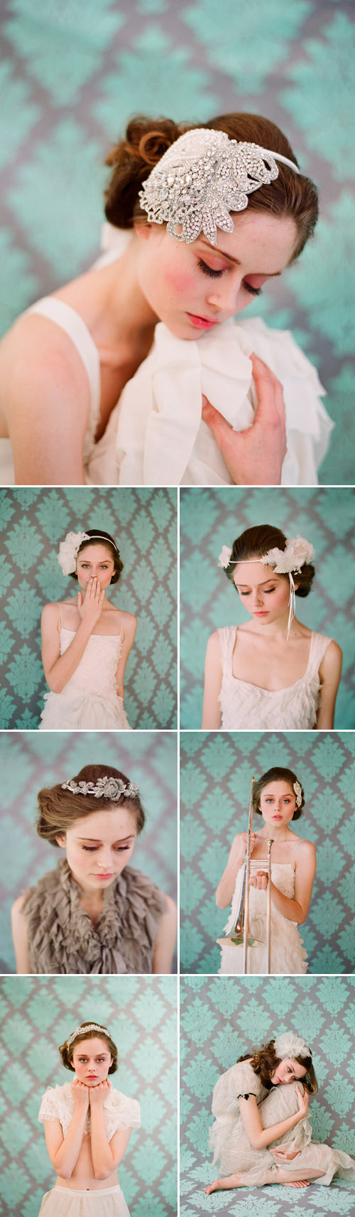 Twigs and Honey 2011 bridal accessory collection, photographed by Elizabeth Messina Twigs and Honey 2011 bridal accessory collection, photographed by Elizabeth Messina