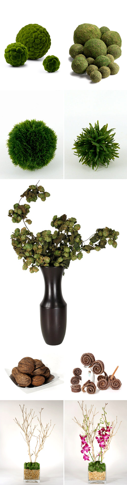 unique floral arrangements using preserved flowers, moss and seed pods, from Nettleton Hollow and Jamali Garden unique floral arrangements using preserved flowers, moss and seed pods, from Nettleton Hollow and Jamali Garden