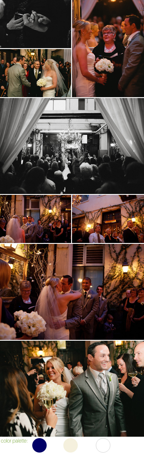romantic Vancouver, BC wedding at The Brix Restaurant, navy and white wedding colors romantic Vancouver, BC wedding at The Brix Restaurant, navy and white wedding colors