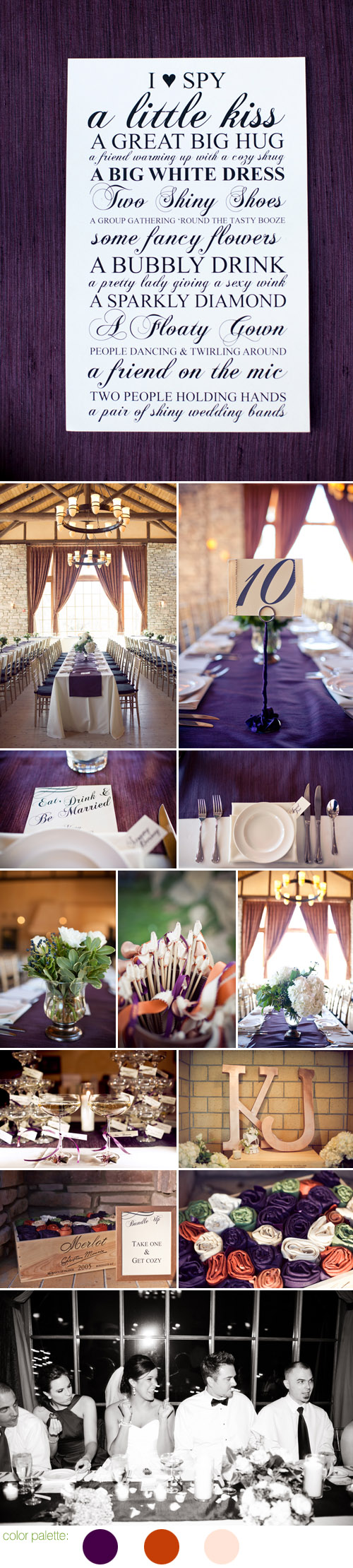 stylish vintage inspired Prescott, Arizona wedding, blackberry, copper and champagne wedding color palette, images by Marianne Wilson Photography stylish vintage inspired Prescott, Arizona wedding, blackberry, copper and champagne wedding color palette, images by Marianne Wilson Photography