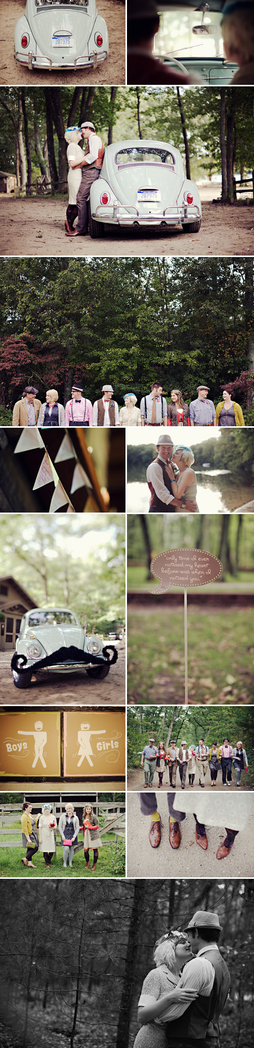 vintage summer camp inspired wedding in Michigan, creative alternative wedding photos by Kat Braman vintage summer camp inspired wedding in Michigan, creative alternative wedding photos by Kat Braman