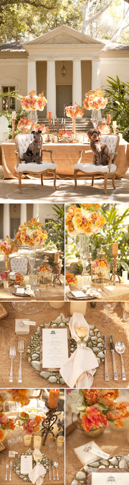 white, cream and coral wedding decor inspired by interior design, Moody Estate in Santa Barbara, California, florals by Louloudi Design, wedding invitations and paper by Zenadia Design, photo by Allyson Magda white, cream and coral wedding decor inspired by interior design, Moody Estate in Santa Barbara, California, florals by Louloudi Design, wedding invitations and paper by Zenadia Design, photo by Allyson Magda
