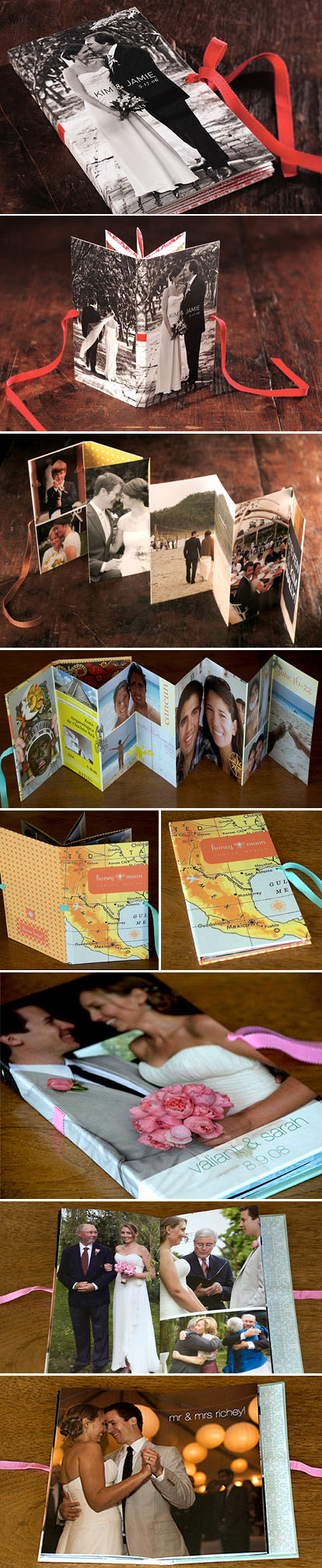 Good Stock Press and Bindery custom accordion wedding photo albums Good Stock Press and Bindery custom accordion wedding photo albums