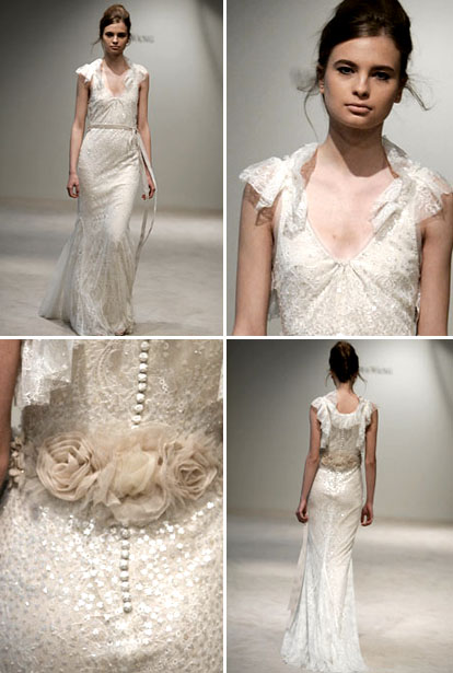 Vera Wang wedding dress via Brides.com Vera Wang wedding dress via Brides.com