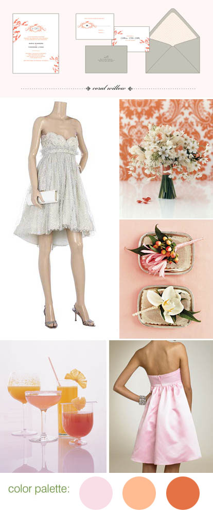 coral and pink wedding color palette and inspiration board coral and pink wedding color palette and inspiration board