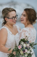 Snowy Newfoundland and Labrador Wedding at Manuels River