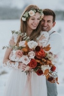 Adventurous Stanley Lake Elopement in Snowy Idaho
